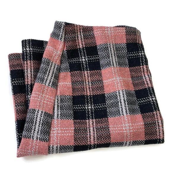 Pink Metallic & Plaid Skirt Sz S - Picture 6 of 6